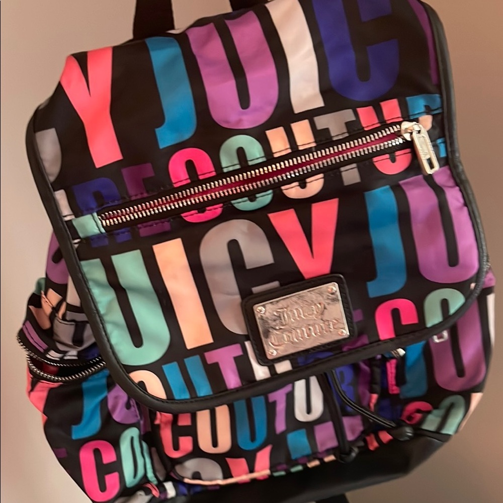 Juicy Couture Colorful Lettering Backpack - Picture 3 of 4